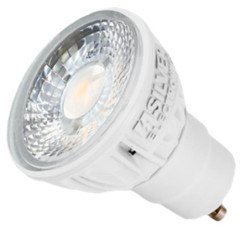 Bombilla led pro+ silver electronics dicroica 5w equiv. 60w - gu10 - 5000k - 38o - 470 lm - luz blanca - a+ - acabado blanco