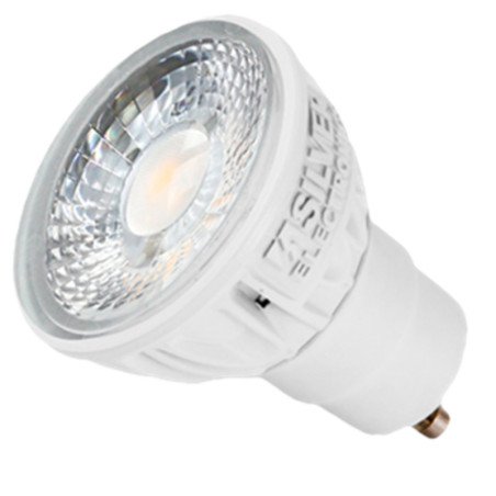 Bombilla led pro+ silver electronics dicroica 5w equiv. 60w - gu10 - 5000k - 38o - 470 lm - luz blanca - a+ - acabado blanco