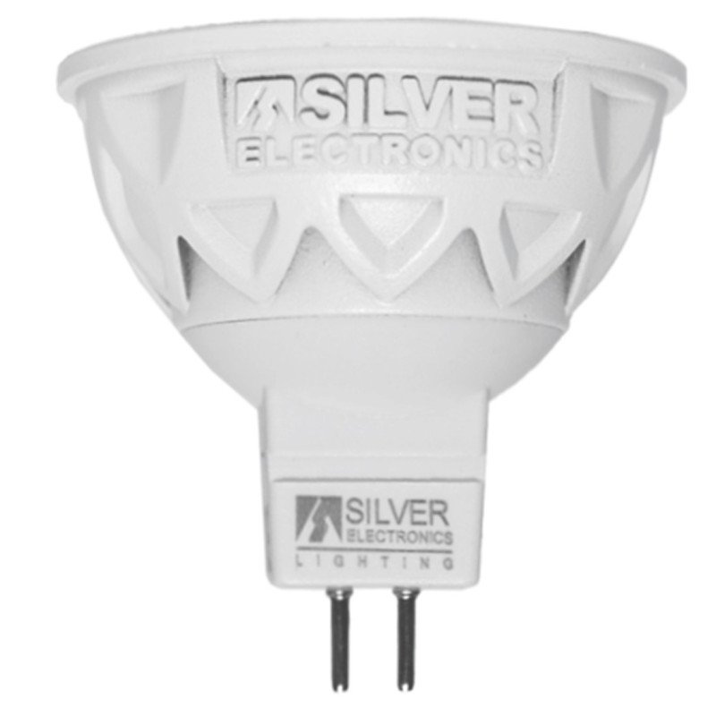 Bombilla led pro silver electronic dicroica 5w equiv. 60w - gu10 - 5000k - 38o - 470 lm - luz blanca - a+