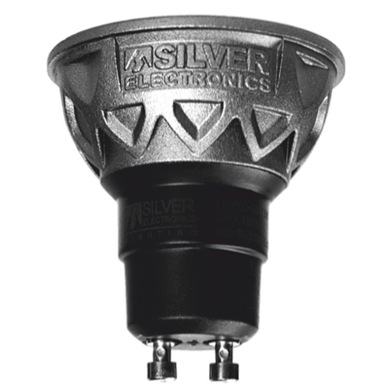 Bombilla led pro silver electronics dicroica 5w equiv. 60w - gu10 - 3000k - 38o - 470 lm - luz calida - a+
