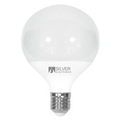 Bombilla led decorativa silver electronics globo 12w equiv. 90w - e27 - 3000k - 1155 lm - luz calida - a+