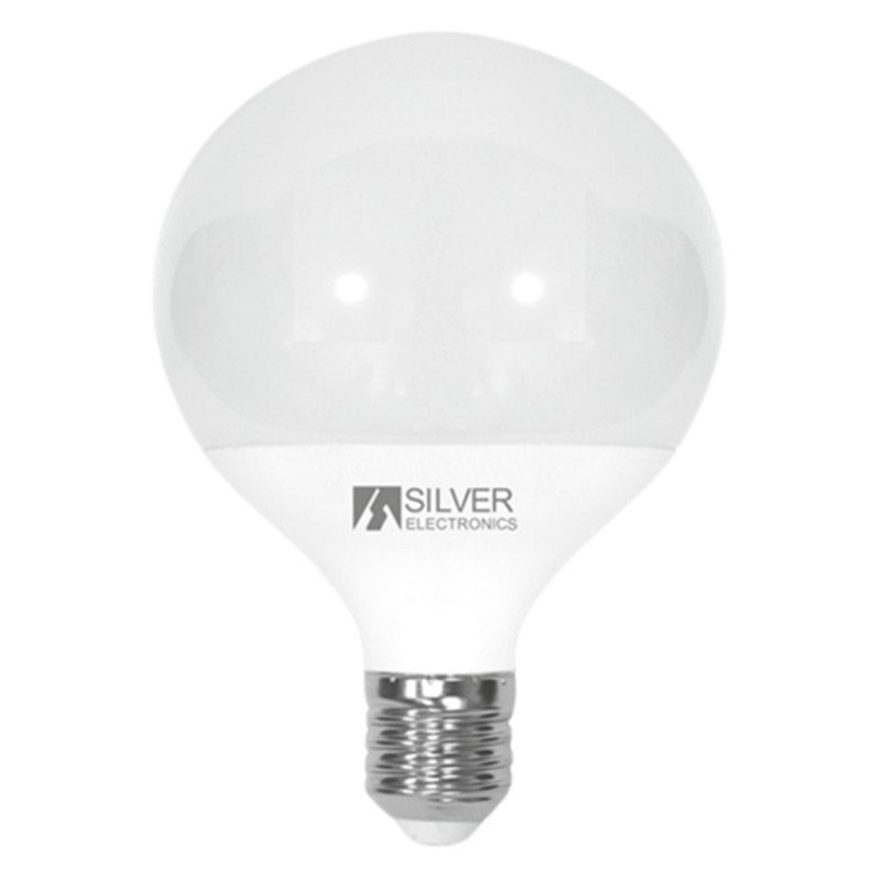 Bombilla led decorativa silver electronics globo 12w equiv. 90w - e27 - 3000k - 1155 lm - luz calida - a+