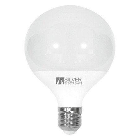Bombilla led decorativa silver electronics globo 12w equiv. 90w - e27 - 3000k - 1155 lm - luz calida - a+