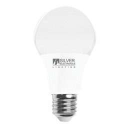 Bombilla led eco silver electronics estandar 8w equiv. 48w - e27 - 3000k - 660 lm - 220o - luz calida - a+