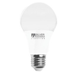 Bombilla led eco decorativa silver electronics estandar 10w equiv. 85w - e27 - 5000k - 860 lm - 180o - luz blanca - a+