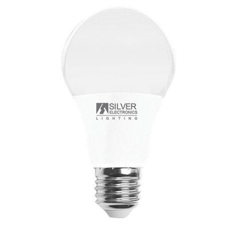 Bombilla led eco decorativa silver electronics estandar 10w equiv. 85w - e27 - 5000k - 860 lm - 180o - luz blanca - a+