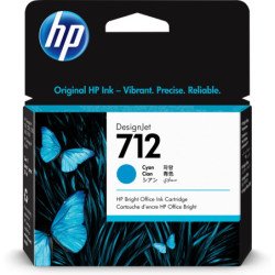 Cartucho tinta hp 712 - 3ed67a - 29 ml - t210 - t230 - t250 - t630 - t650 - cian