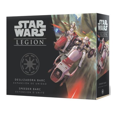 Juego de mesa star wars legion: deslizadora barc pegi 14