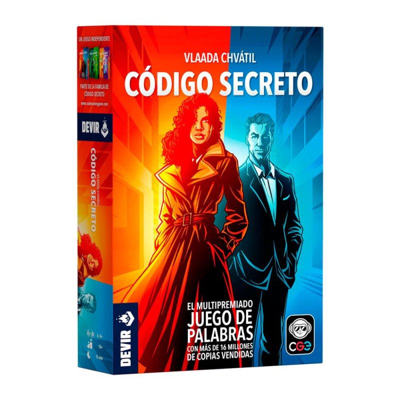 Juego de mesa devir codigo secreto pegi 8