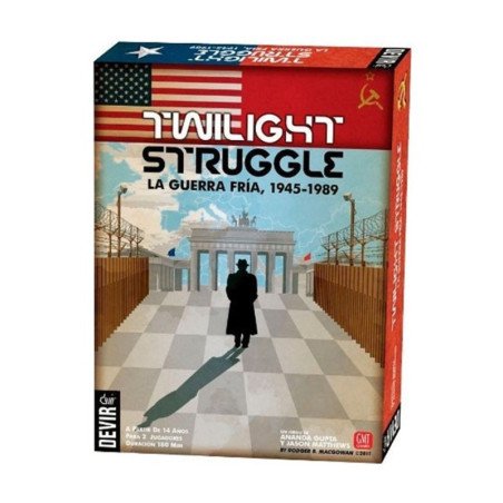 Juego de mesa devir twilight struggle: la guerra fria pegi 14