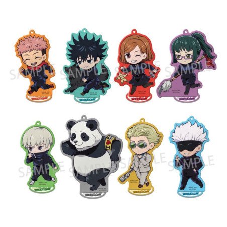 Set figuras acrilicas megahouse jujutsu kaisen toko toko mascot version limitada