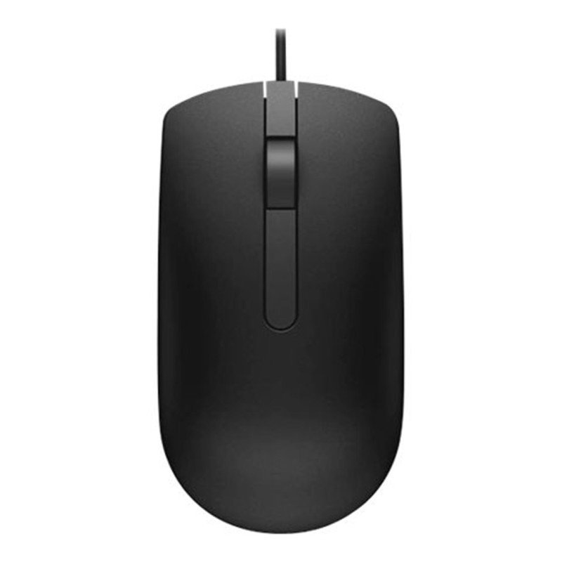 Mouse raton dell ms116 optico botones + scroll 1000ppp usb negro