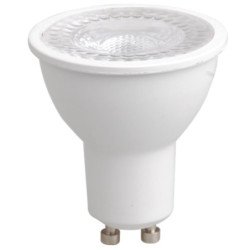 Bombilla led regulable silver electronics dicroica 8w equiv. 50w - gu10 - 5000k - 38o - 600 lm - luz blanca - a+ - acabado gris