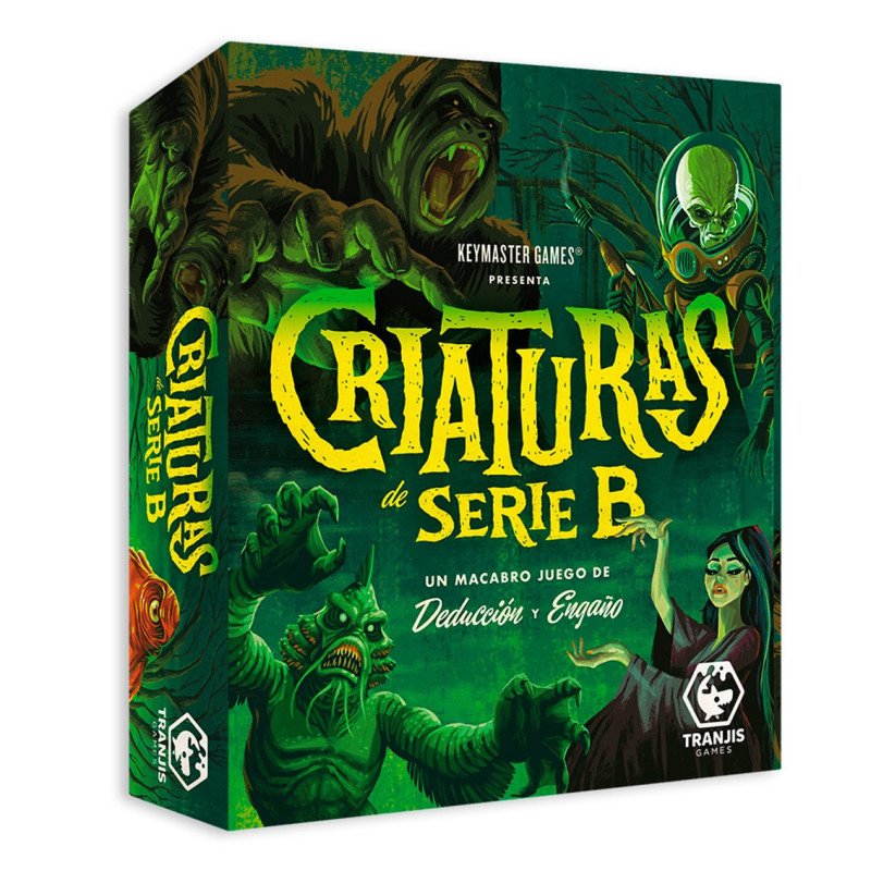 Juego de mesa criaturas de serie b
