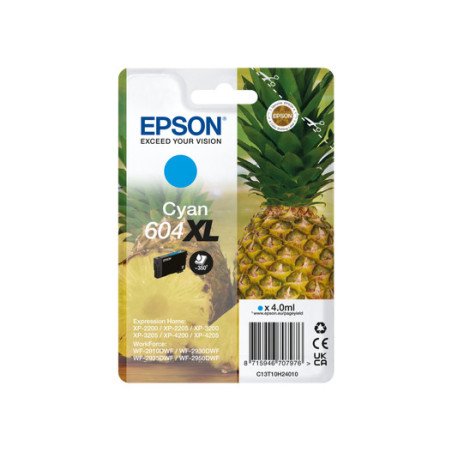 Cartucho epson 604xl cian c13t10h24010 xp2200 wf - 2910 pina
