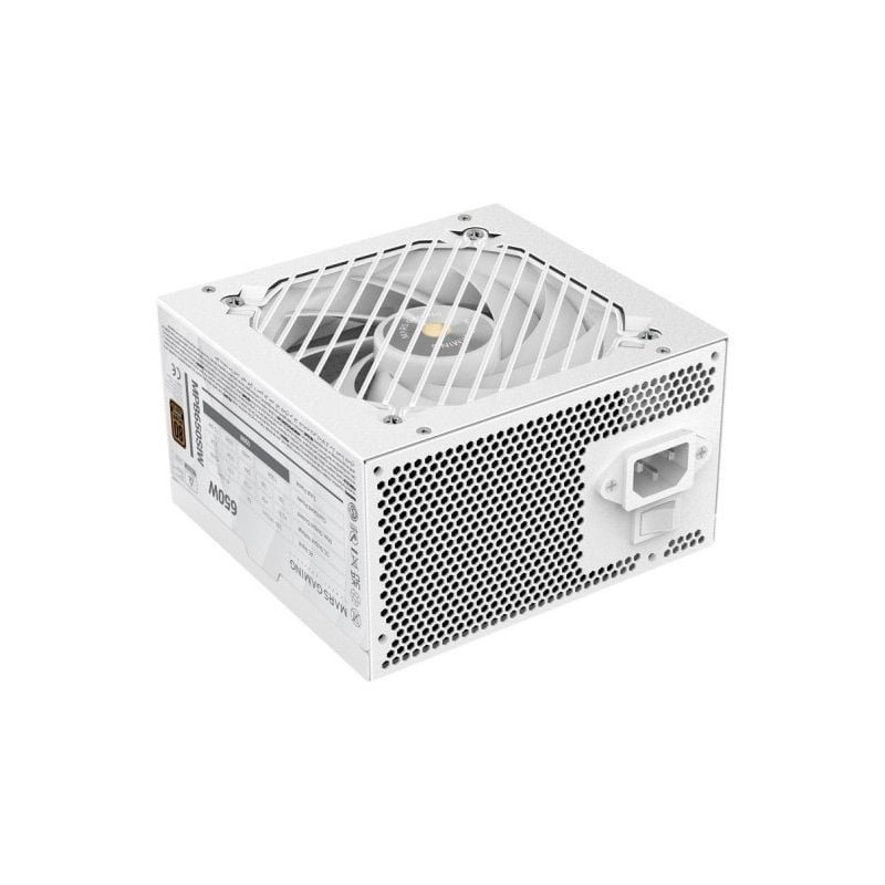 Fuente de alimentacion mars gaming 650w mpb650siw extreme silence 80 plus bronze blanco