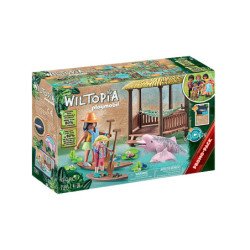 Playmobil wiltopia - tour de remo con los delfines de rio