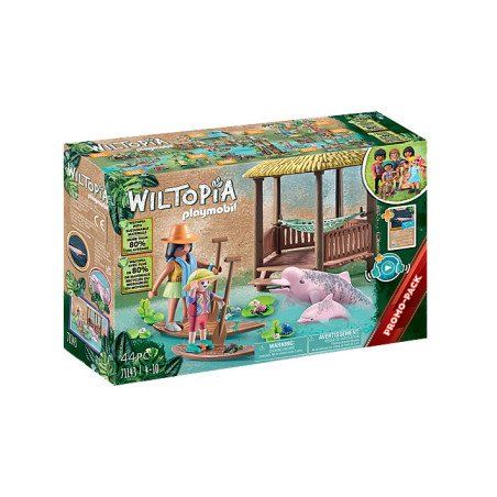 Playmobil wiltopia - tour de remo con los delfines de rio