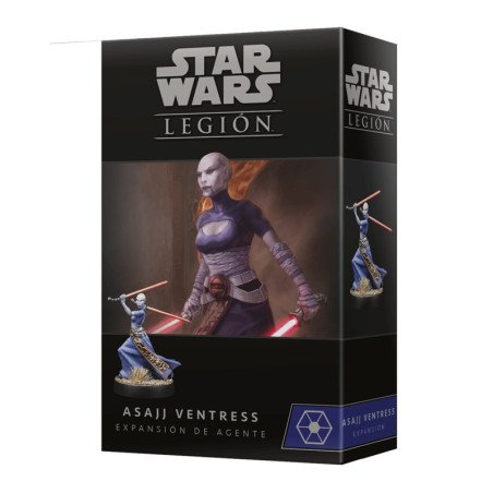 Juego de mesa star wars legion asajj ventress edad recomendada 14 anos