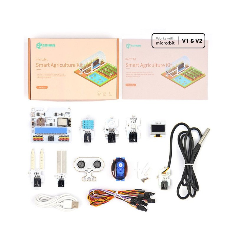 Kit de sensores inteligentes micro:bit agricultura inteligente - smart agriculture kit - sin placa