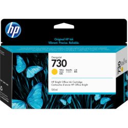 Cartucho hp no 730 amarilo 130ml