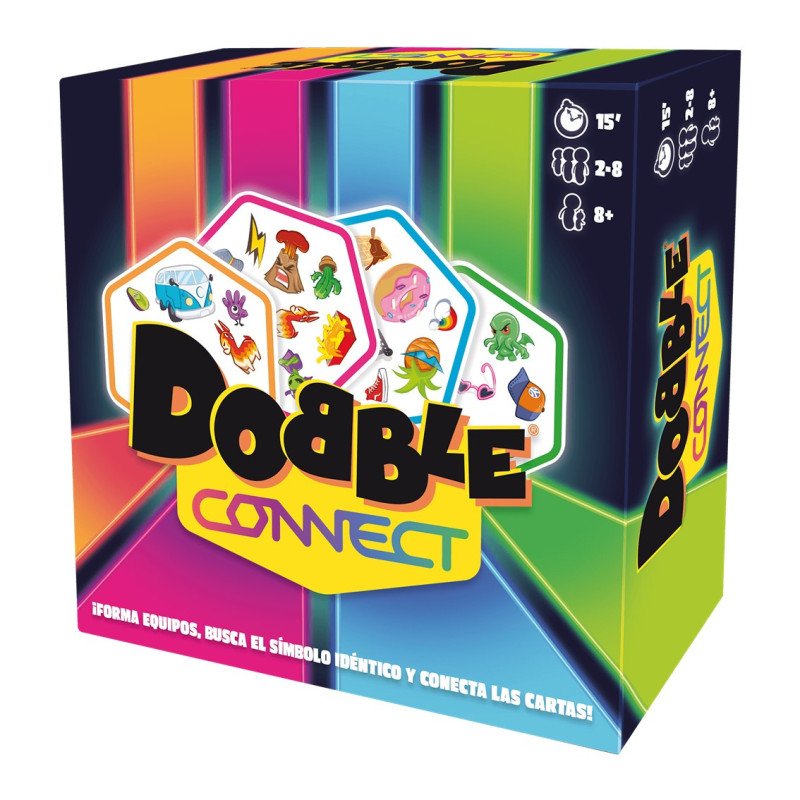 Juego de mesa dobble connect edad recomendada 8 anos