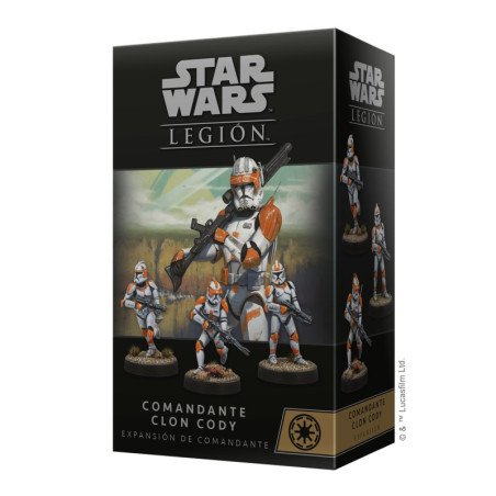 Juego de mesa star wars legion comandante clon cody edad recomendada 14 anos