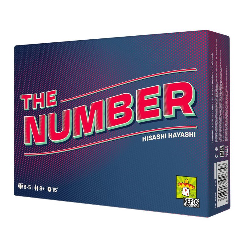 Juego de mesa the number edad recomendada 8 anos