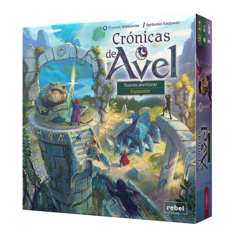 Juego de mesa cronicas de avel: nuevas aventuras edad recomendada 8 anos