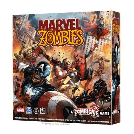 Juego de mesa marvel zombies edad recomendada 14 anos