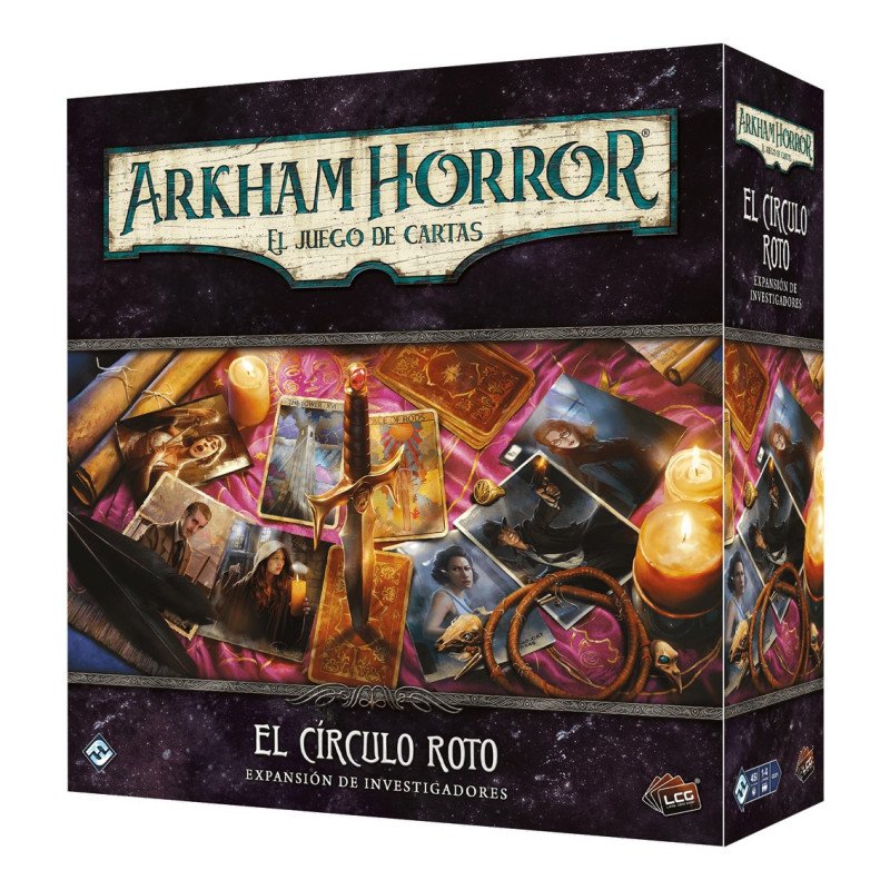 Juego de mesa arkham horror lcg el circulo roto expansion investigadores edad recomendada 14 anos
