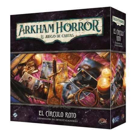 Juego de mesa arkham horror lcg el circulo roto expansion investigadores edad recomendada 14 anos
