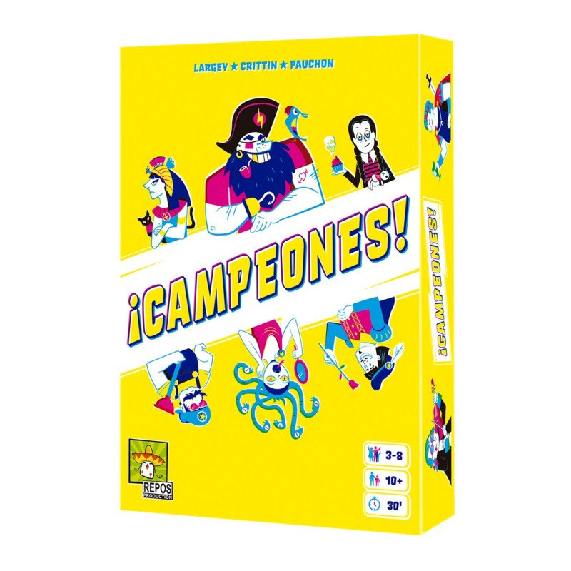 Juego de mesa ¡campeones! edad recomendada 10 anos