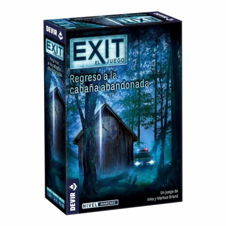 Juego de mesa devir exit regreso a la cabana abandonada