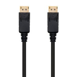 Cable displayport nanocable 1m - macho - macho - negro