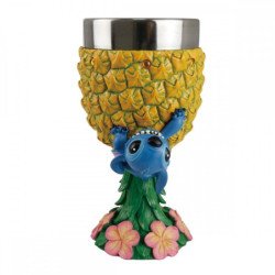 Caliz decorativo enesco disney stitch con pina