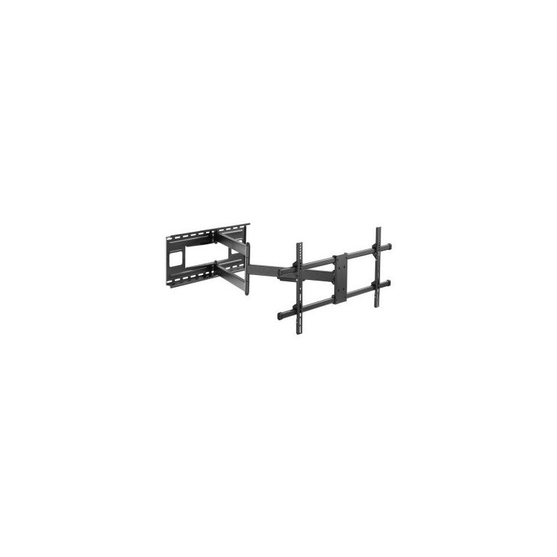 Soporte de pared orientable equip para pantalla de 43 pulgadas - 80 pulgadas doble brazo largo articulado equip max.