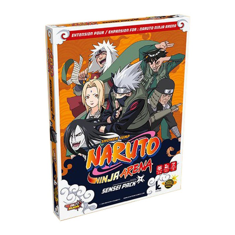 Juego de mesa naruto ninja arena sensei pack edad recomendada 10 anos (ingles)