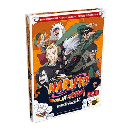 Juego de mesa naruto ninja arena sensei pack edad recomendada 10 anos (ingles)