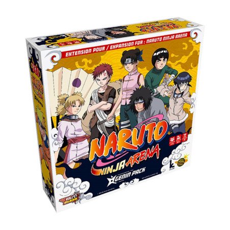 Juego de mesa naruto ninja arena genin pack edad recomendada 10 anos (ingles)