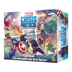 Juego de mesa marvel crisis protocol caja inicial los mas poderosos de la tierra edad recomendada 14 anos