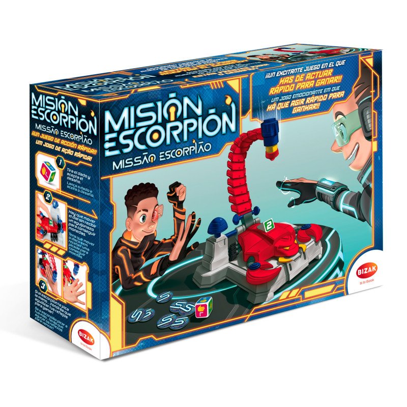 Juego de mesa bizak mision escorpion