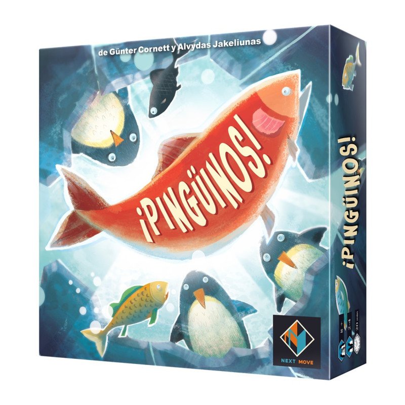 Juego de mesa ¡pinguinos! edad recomendada 8 anos