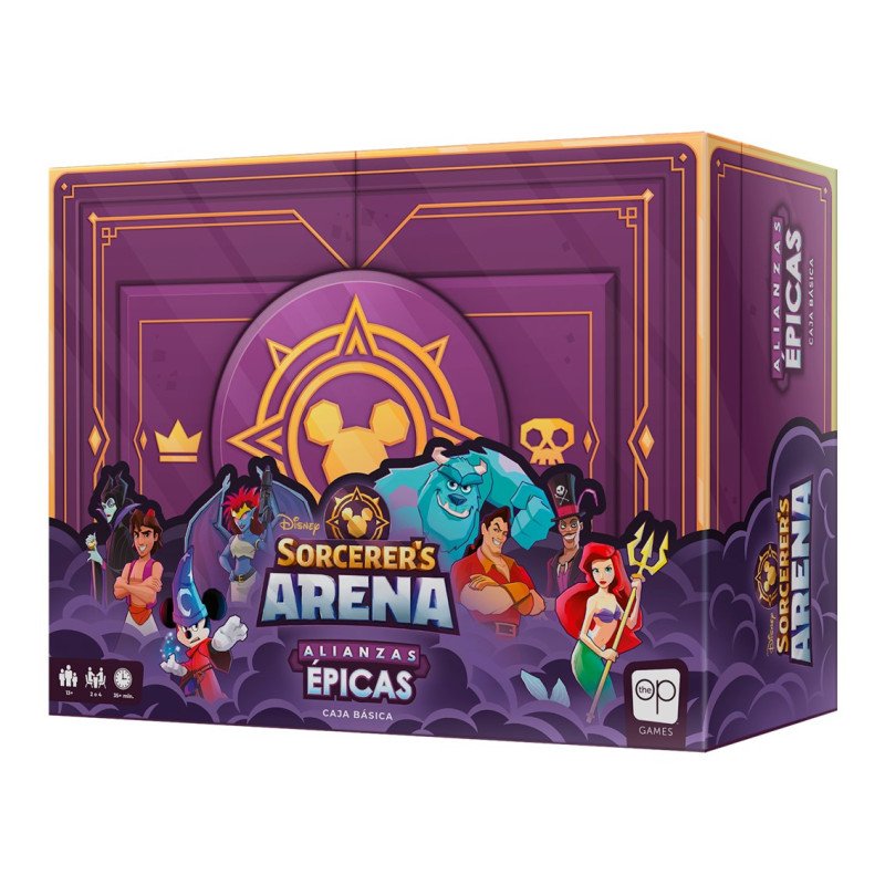 Juego de mesa disney sorcerer s arena alianzas epicas edad recomendada 13 anos