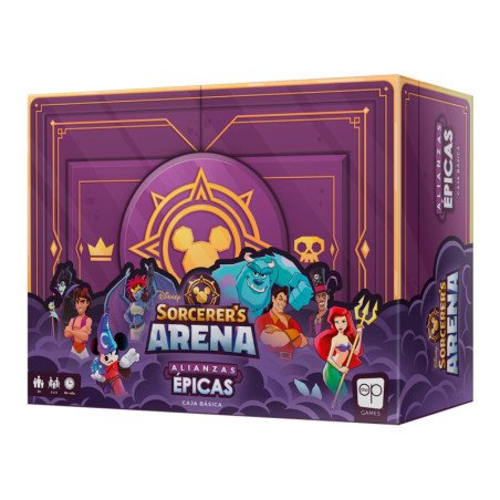 Juego de mesa disney sorcerer s arena alianzas epicas edad recomendada 13 anos