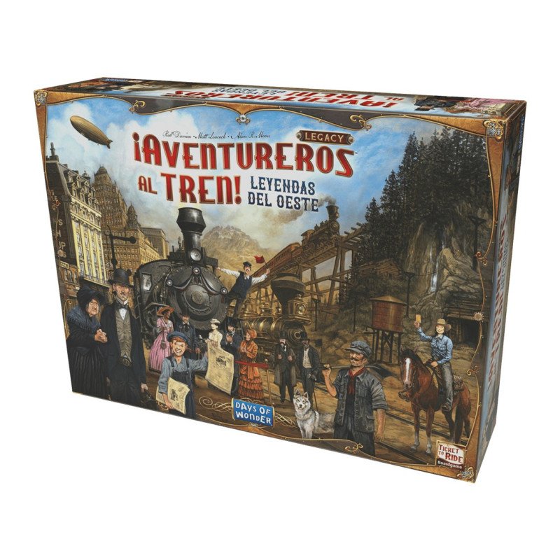 Juego de mesa ¡aventureros al tren! legacy leyendas del oeste edad recomendada 10 anos