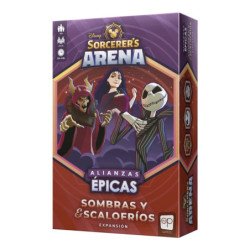 Juego de mesa disney sorcerer arena sombras y escalofrios expansion edad recomendada 13 anos