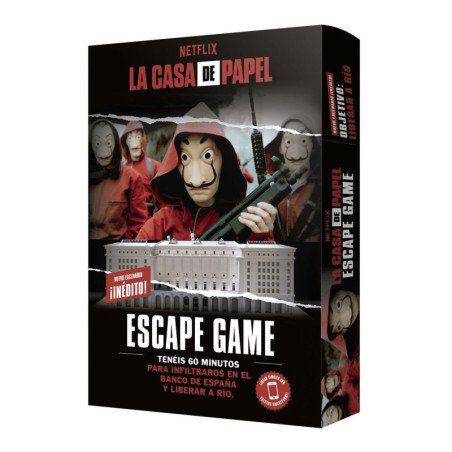 Juego de mesa la casa de papel: escape game 2 edad recomendada 14 anos