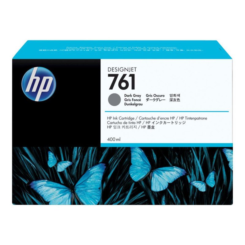 Cartucho tinta hp 761 gris oscuro 400ml