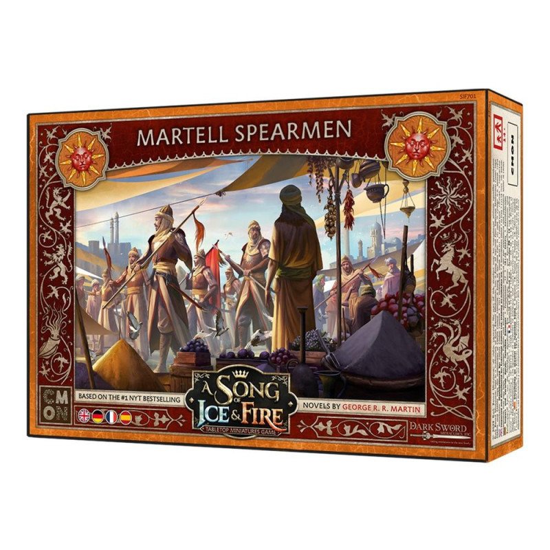Juego de mesa cancion de hielo y fuego lanceros martell edad recomendada 14 anos